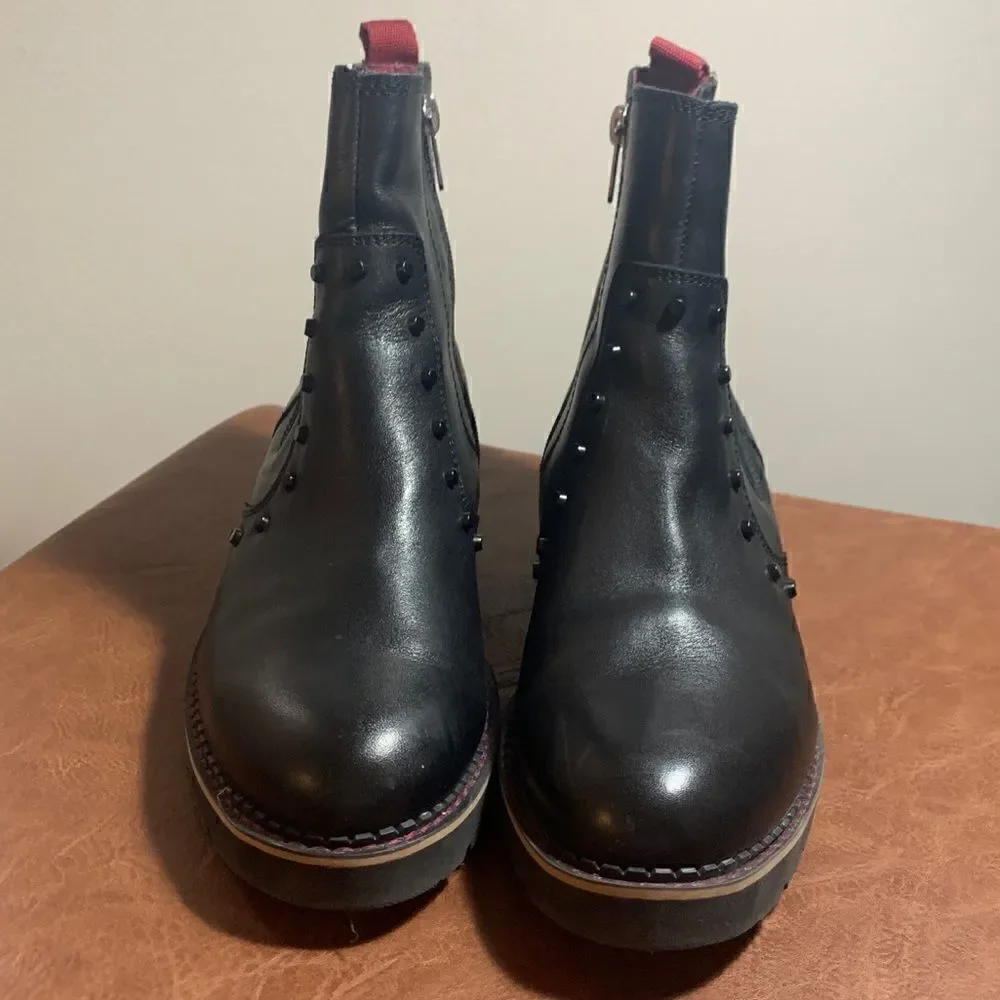 Pikolinos Vicar Studded Black Bootie EUR 41 (11 US)